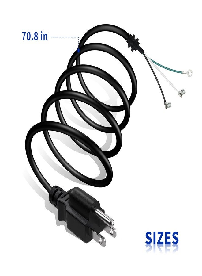 DZQPPC W11545825 Cord Power 72in for KitchenAid Mixer W10325328 W10164883 3020052 4176068 for Whirlpool Mixer 9701025 W11396625 W10325327 - Image 2